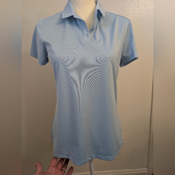 Nike Tops - Women's Nike Dri-FIT Short-Sleeve Golf Polo Light Blue Size M